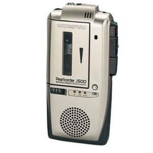 141542 Olympus Pearlcorder J-500 Microcassette Voice Recorder Portable (Refurbished)