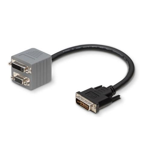 F2E7900-01-DV Belkin Analog / Digital Splitter-DVI-I / HD15 DVI-D Female