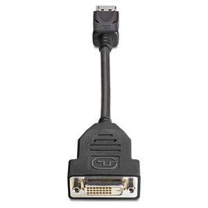 FH973AA HP DisplayPort to DVI-D Adapter DisplayPort Male, DVI-D Female 7.5-inch