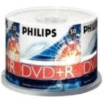 DR4S6H50F Philips 16x 4.7GB 120-Minute DVD+R Media 50-Piece Spindle