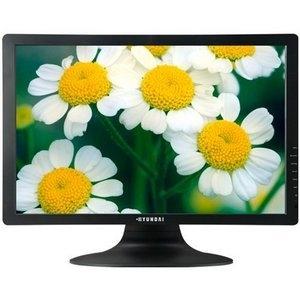 U220W-K Hyundai 22-Inch LCD Wide 16X10 Speaker 1000:1 Alog DVI (Refurbished)