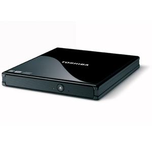 PA3761U-1DV2 Toshiba DVD+/-RW SuperMulti External USB 2.0 Optical Drive (Gloss Black) (Refurbished)