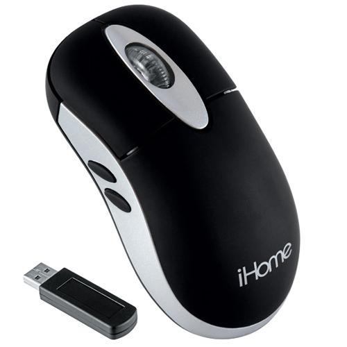 IH-M155WB LifeWorks Wireless Notebook Mouse Optical USB 5 x Button Black