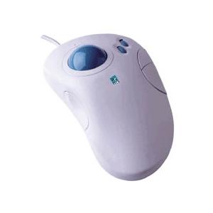 WWT-13 Ergoguys A4 Tech Dual Scrolling Wheels TrackBall Opto-mechanical USB 3 x Button Silver Blue