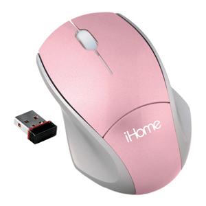 IH-M173ZP LifeWorks iHomeWireless Laser Notebook Mouse Laser USB Pink