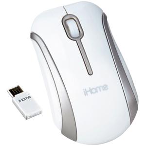 IH-M115WW LifeWorks iHomeSlimline Wireless Optical Mouse Optical USB White