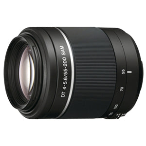 SAL55200/2 Sony SAL-55200/2 DT 55 200mm f/4-5.6 Telephoto Zoom Lens 0.29x 55mm to 200mm f/4 to 5.6