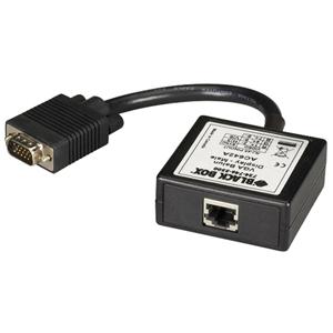 AC641A Black Box VGA Display Balun 1 x 1 VGA SVGA XGA SXGA 450ft 350ft 250ft 200ft