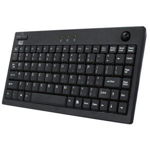 AKB-310UB Adesso Mini Usb Keyboard With Optical Trackball (black)