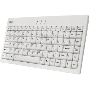 AKB-110W Adesso EasyTouch Mini Keyboard USB, PS/2 87 Keys White