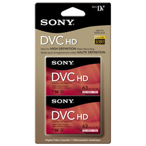 DVM63HDR/2 Sony DVM63HDR DV Cassette DVC 63Minute