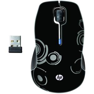 NU566AA#ABL HP Comfort Wireless Optical Mouse (Espresso) with USB Receiver