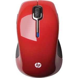 NK527AA#ABL HP Wireless Comfort Mobile Mouse Laser USB 5 x Button Red NK527AA ABL