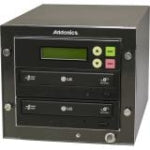 DGC1 Addonics (1:1 DVD Duplicator) Standalone DVD-ROM, DVD-Writer 24x DVD+R, 24x DVD-R, 12x DVD+R, 12x DVD-R, 48x CD-R 6x DVD-RW, 8x DVD+RW, 12x DVD-RAM, 32x CD-RW