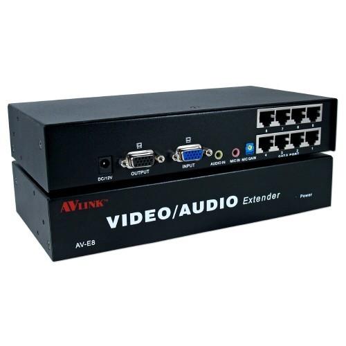 VAC5-EX8 QVS Video Extender 1 x 8 QXGA VGA SXGA XGA SVGA 984ft