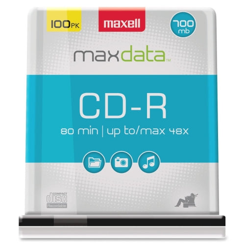 648200 Maxell 700MB 48x CD-R Optical Media (100-Pack)