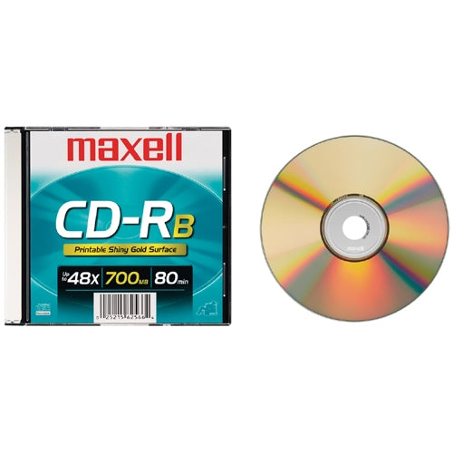 648731 Maxell CD-R 80m 48x No-Logo Slim Jewelcase