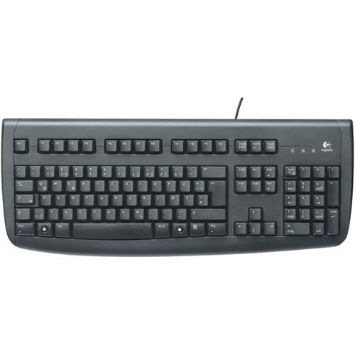 920-002312 Logitech Deluxe 250 Keyboard PS/2 Midnight Black