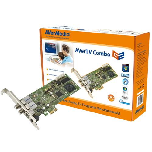 MTVCOMG2R AverMedia AverTV Combo G2 TV Tuner PCI Express NTSC ATSC