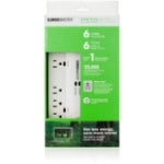 BM106000-06-E Belkin 6-Outlet Surgemaster Energy Saving Surge Protector with 6ft Cord