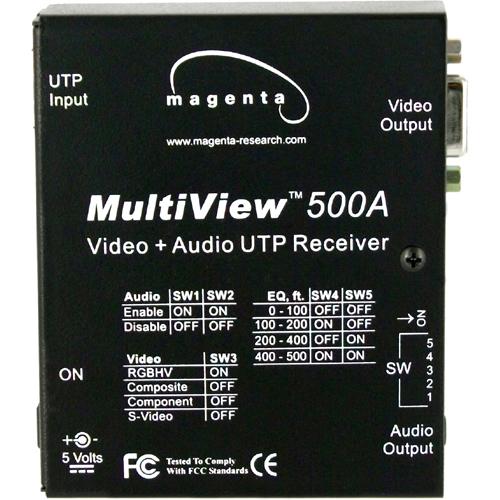 2610005-01 Magenta Research Magenta MultiView MV500-A Video Console 1 500 ft 250 ft