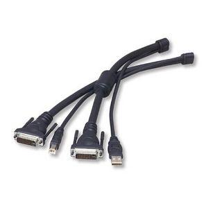 F1D9201-06 Belkin 6ft Omniview Kvm Cable Usb/Dvi With Audio