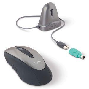 F8E826-OPT Belkin ErgoFit Wireless Optical Mouse Optical USB, PS/2