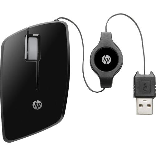 NY225AA#ABL HP NY225AA Mouse Wired Piano Black USB Scroll Wheel 3 x Button NY225AA ABL