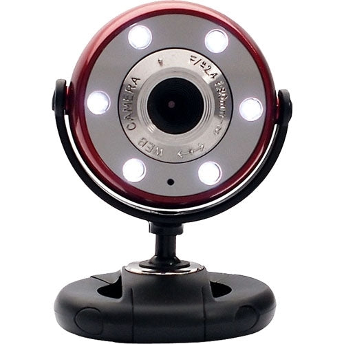 WC1200RED Gear Head Webcam 1.3 Megapixel Red, Black USB 2.0 800 x 600 Video