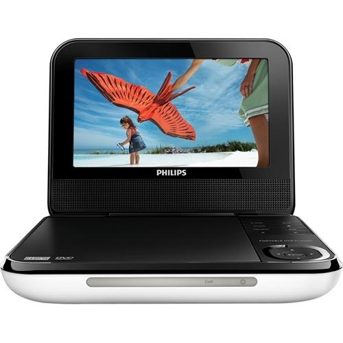 PD700/37 Philips PD700 Portable DVD Player 7" Display DVD-RW, CD-RW, DVD+RW JPEG, Picture CD DVD Video, SVCD, Video CD 16:9 CD-DA, MP3, Music CD 1 x Headphone Port(s) (Refurbished)