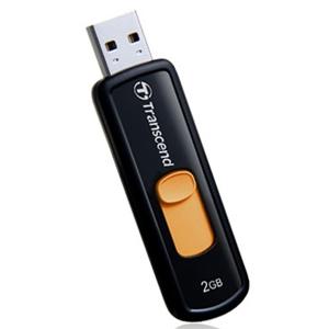 TS2GJF500-A1 Transcend 2GB Usb 2.0 Flash Drive Retracable