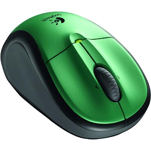 910-001896 Logitech M305 Mouse Optical Wireless Green Radio Frequency USB Tilt Wheel 3 x Button