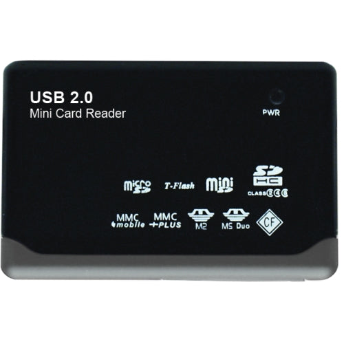 CR4200 Gear Head 23-in-1 USB 2.0 Flash Card Reader 23-in-1 Memory Stick, Memory Stick Duo, Memory Stick Micro (M2), miniSD Card, Secure Digital (SD) Card, Secure Digital High Capacity (SDHC), MultiMediaCard (MMC), microSD, TransFlash, CompactFlash (CF) Ca