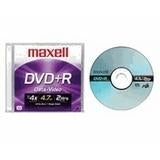 634030 Maxell DVD-R 4.7GB 4X Logo Jewelcase