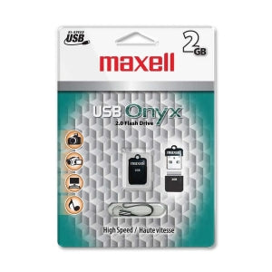 503050-A1 Maxell Flash Drive Usb 2.0 2GB Onyx