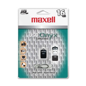 503053ONYX16G Maxell 503053 Onyx16g Onyx Mini High-speed Usb Drive 16GB