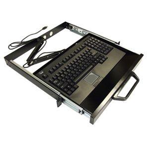 ACK-730UB-MRP Adesso 1u 19 Inch Rackmount Keyboard Drawer With Usb Touchpad Keyboard (black)