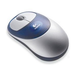 931134-0403 Logitech Cordless Optical Mouse Optical USB PS/2 Blue