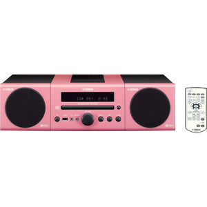 MCR-040PI Yamaha MCR-040 MP3 / CD-R Media Format Micro Hi-Fi System (Pink) (Refurbished)