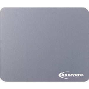 IVR52449 Innovera Natural Rubber Mouse Pad, Gray 0.1" x 9.0" x 7.5" Gray