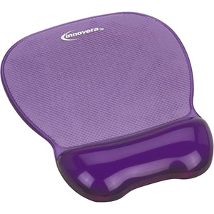 IVR51440 Innovera Gel Mouse Pad w/Wrist Rest, Nonskid Base, 8-1/4 x 9-5/8, Purple 1.1" x 8.3" x 9.6" Purple