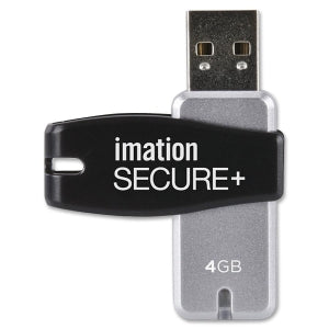 28912-B2 Imation Secure+ Hardware-encrypted Flash Drive 4GB