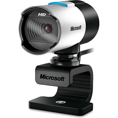 Q2F-00013 Microsoft LifeCam Webcam USB 2.0 5 Megapixel Interpolated 1920 x 1080 Video CMOS Sensor Auto-focus Microphone (Refurbished)