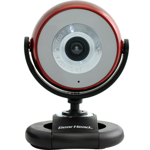 WCF2750HDRED-CP10 Gear Head 5.0 Mp Webcam with 720p HD Video Record