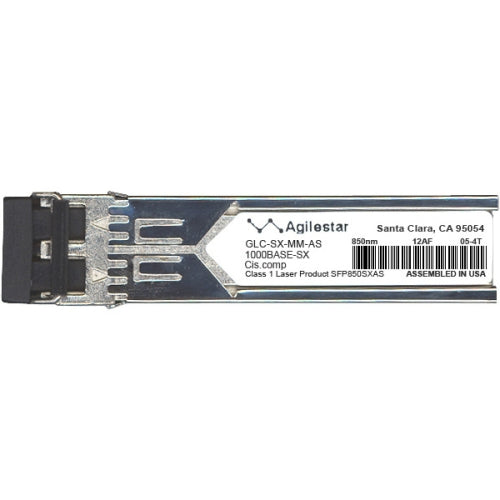 GLC-SX-MM-AS Agilestar 1.25Gbps 1000Base-SX Multi-mode Fiber 550m 850nm Duplex LC Connector SFP Transceiver Module