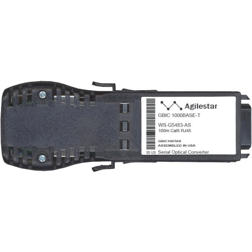 WS-G5483-AS Agilestar 1Gbps 1000Base-T Copper 100m RJ-45 Connector GBIC Transceiver Module for Cisco Compatible