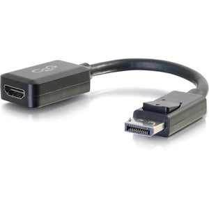 54322 Cables To Go 8-Inch Displayport Male To HDMI Female Adapter Converter