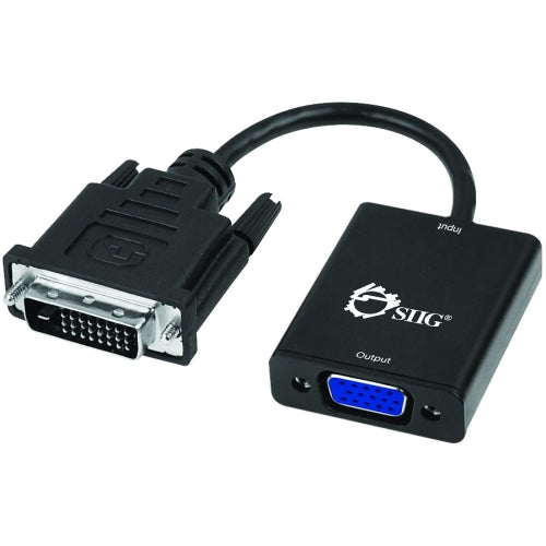 CB-DV0011-S2 SIIG DVI-D to VGA Male/Female Active Adapter Converter