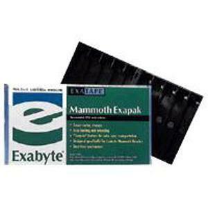 180093 Exabyte 5GB(Native) / 10GB(Compressed) D8 8mm Tape Media Cartridge