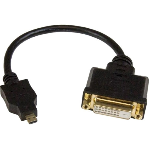 HDDDVIMF8IN StarTech 8-inch Micro HDMI to DVI-D Male/Female Adapter